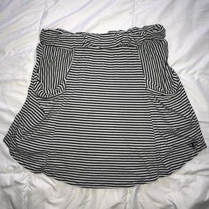 Roxy B&W Stripe Skirt